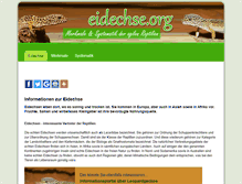 Tablet Screenshot of eidechse.org